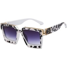 Resim Joyhub Büyük Kare Çerçeve Moda Kadın Güneş Gözlüğü Uv Koruma 97yuv7 Koyu Gri 