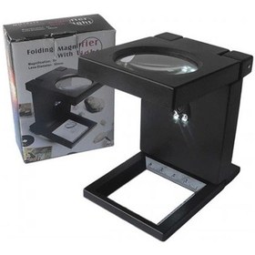 Resim -katlanır Plastık,led Işıklı Test Cıhazı Büyüteç 2.5x90mm 