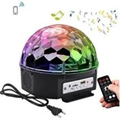 Resim Xx-87 Disko Topu Işıklı Bluetooth Hoparlör Disco Sahne Topu USB LED Işıklı Fm Radyo 