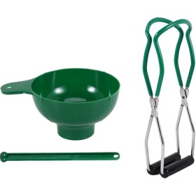 Resim Empoorlium Konserve Seti Kavanoz Kaldırıcı Geniş Ağızlı Konserve Hunisi Kapağı Çubuğu Konserve Kavanozları Için Haşlanmaya Karşı Korumalı Mutfak Aletleri (3 Adet, Yeşil) (Yurt Dışından) 