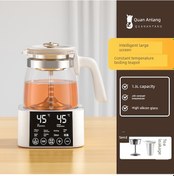 Resim 1.3l Geniş Ekranlı Elektrikli Çay Demleme Potu - Çift Çay Süzgeci / Üç Kullanımlık Um53675-5 Yurt Dışından 