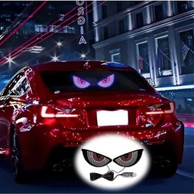 Resim Trendooze Turcoshop11 2'li Set Şeytan Gözü Led Araç Işığı - Kırmızı + Mavi Usb Gözler 