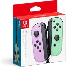 Resim Nintendo Switch Joycon Pastel Purple Green Mor Yeşil Pastel 