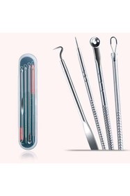 Resim Genel Markalar Siyah Nokta Temizleyici, Akne Temizleyici Set 4 Parça Kaliteli Set Yüz Bakım 