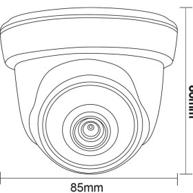Resim Uranıum ANHD07-D2036A 2mp 36 LED 2.8mm Gece Görüşlü 