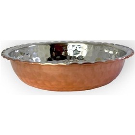 Resim Çirtikli Bakır Çerezlik 4 Adet Bakır 