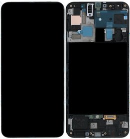Resim Samsung A505 A50 Lcd Ekran + Dokunmatik Çıtalı (552162929) 