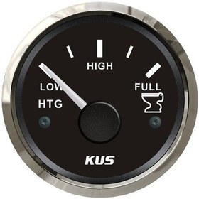 Resim KUS Atık Su Göstergesi Siyah 240–33 Ohm 12/24V 52 MM 