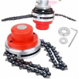 Resim Zincirli Tırpan Başlığı Canavar Başlık Benzinli Tırpan 