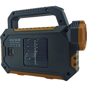 Resim 15w Güneş Enerjili Powerbank Özellikli Çok Fonksiyonlu Işıldak Fener Gs490 Diğer Çok Renkli 