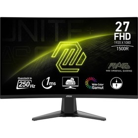 Resim 27 MSI MAG 27C6X 1920x1080 (FHD) 16:9 Curved 1500R VA 250HZ(OC) 1MS Adaptive-Sync Gaming Monitor 