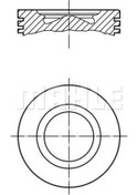 Resim MAHLE 007PI00170000 Piston+Segman Std 88 Mm (Fiat: Ducato 120-130 2.3 Jtd Euro 5 R.: Master III 2.3 Dci IVeco) 1017002AA 500055511 (WY512926) 