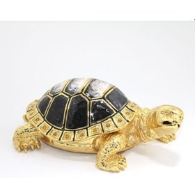 Resim 9087026219730drvs - Swarovski Taşlı Kaplumbağa Figürü Model 2 