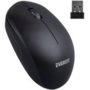 Resim Everest SMW-88 USB Siyah 1200 DPI 2.4Ghz Kablosuz Mouse 