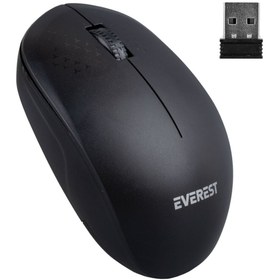 Resim Everest SMW-88 USB Siyah 1200 DPI 2.4Ghz Kablosuz Mouse 