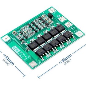 Resim Robizstore-Bms 3S 40A Koruma Kartı Lityum Pil Batarya Li-İon 18650 Enhanced 