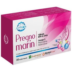 Resim Acvison Unisex Pregno Marin Vitamin 