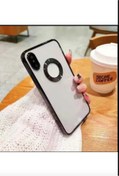 Resim Tria Iphone X / Xs Uyumlu Elektroliz Logo Detaylı Kenarları Renkli Kamera Lens Korumalı Telefon Kılıfı 