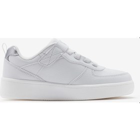 Resim Skechers Sport Court 92 - Show Maddox Büyük Erkek Çocuk Beyaz Sneakers 400623l Wht Beyaz 