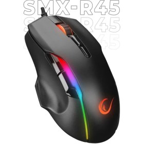 Resim RaMPage SMX-R45 ORBIT RGB Ledli Makrolu 6400 DPi Drag Click Gaming Pro Oyuncu Mouse 