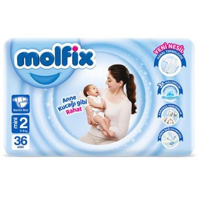 Resim Molfix Mini 2 Numara Jumbo Paket Bebek Bezi (36 Adet) (50000918) 