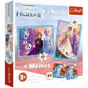 Resim PUZZLE-90814 2IN1 Frozen II Çocuk Puzzle 