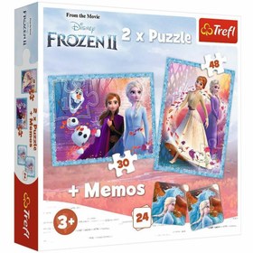 Resim PUZZLE-90814 2IN1 Frozen II Çocuk Puzzle 
