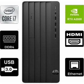 Resim Hp Protower 290 G9 Intel I7-12700KF 6B2U8EA-224 8gb 256GB A2000 12 GB Freedos Masaüstü Bilgisayar 