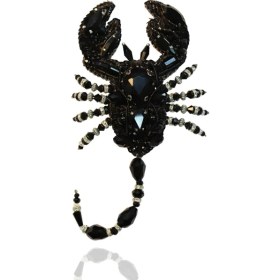 Resim Unica Brooche Akrep Broş 