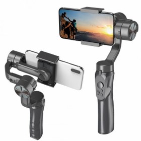 Resim JUNGLEE 3axis H4 El Gimbal Cep Telefonu Video Kayıt Vlog Sabitleyici Iphone 13 Gimbil Xiaomi Huawei Samsung 