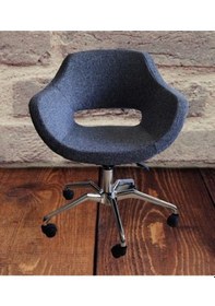 Resim Ofis Çalıma Sandalyesi Büro Sandalyesi Örümcek Yıldız Ayaklı Dökü 