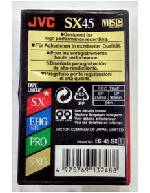 Resim Jvc 45 Kamera Kaseti Vhs C Sx 