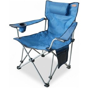 Resim Madfox Chillseat Yastıklı Katlanabilir Kamp Sandalyesi Blue 