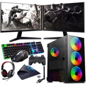 Resim ROGAME INTEL i3 13100F 16GB 1TB M2 12GB RTX3060 Çift 24" Mon. (Gaming SET) 