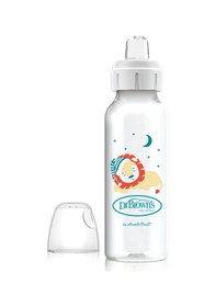 Resim Dr Brown's Dar Ağız PP Sippy Bottle Aslan Biberon 250ml 