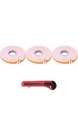 Resim Four Season 3 Adet Sünger Pencere Bandı Kendinden Yapışkanlı Bant Kapı Fitili ve Falçata 