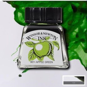 Resim Winsor & Newton Drawing Ink Çini Çizim Mürekkebi Apple Green 