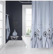 Resim Zethome Jackline Banyo Duş Perdesi 2200 Tek Kanat 1x240X200 Gri 