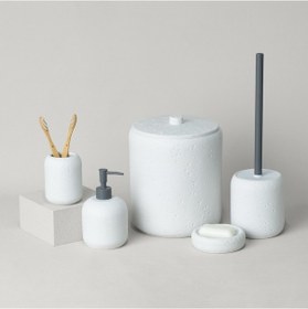 Resim Linens Lumıa 8x10,4 Cm Diş Fırcalık Beyaz Beyaz 