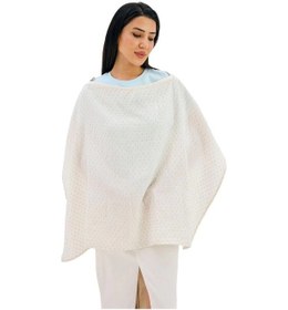 Resim Miniboni Müslin Emzirme Örtüsü - White / Grey 