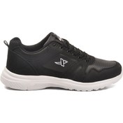 Resim Siyah Beyaz Büyük Numara Bağcıklı Erkek Spor Ayakkabı Xstep 020-cilt M Siyah - Beyaz 