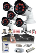 Resim IDS DS-2015HD-SET5-ARRAY 5 Kameralı 1080P Full HD 5 MP Sony Lensli Kamera Seti - 2015 