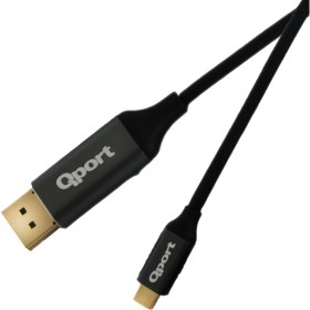 Resim Qport Q-THD Type-C To Display Port 4K 60Hz Kablo 2 m 
