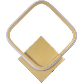 Resim Nemo Modern Tasarım Eskitme Gold Renk Gün Işığı Ledli Banyo - Mutfak - Salon Ledli Duvar Tekli Apli 