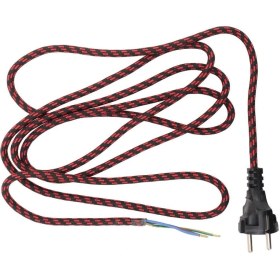 Resim Turuncu 2.5 mt 3x0.75 Kızdırıcı Kablo, Ütü Bağlantı Kablosu 