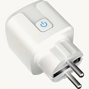 Resim Tuya Akıllı Priz 16A / 20A Kablosuz AB Fişi Güç Monitörü Geri Sayım Fonksiyonu ile, WiFi Etkinleştirilmiş, Ses Kontrolü ve Uygulama Uzaktan Erişimi için Google ve Alexa ile uyumlu, Ev Elektrik Kontrolü | Minimalist Tasarım | Pürüzsüz Bitiş 