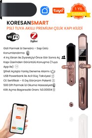 Resim koresan Tuya PSL1 Akıllı Premium Çelik Kapı Kilidi 