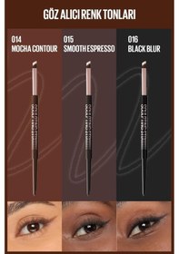 Resim Maybelline New York Sculpting Stix Çift Uçlu Göz Kalemi 016 Black Blur 