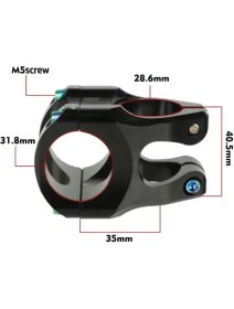 Resim Ovela Bisiklet Gidon Boğazı 31.8mm Siyah-Kırmızı Desenli 