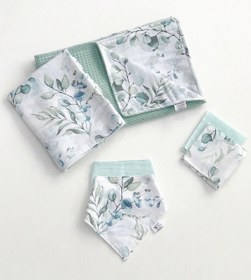 Resim FG Store %100 Pamuk Müslin Hoşgeldin Bebek Seti 6 Parça 